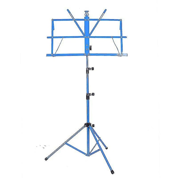 Heavy Duty Foldbar Musikstand Stativ Base Tripod Orkester Dirigent Bord TY-WELLNGS Blue