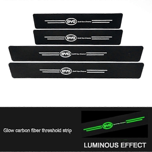 Nytt Automatiskt Dörrtröskelskydd Anti-repa Dörrtröskelskydd Kompatibelt med Biltillbehör snabb-WELLNGS Benz 4pcs