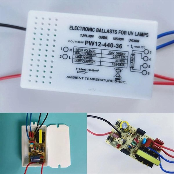 30-36W Elektroniske Forkoblinger 220V Universal Elektronisk Forkobling til G23 G10q G5 UV-lampe - WELLNGS