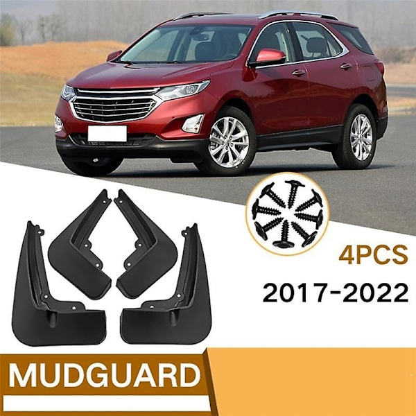 Auton lokasuojat Chevrolet Equinoxille 2017-2022 - Fender Mud Guard Flap Splash Flaps Mudflapor Tarvike - WELLNGS