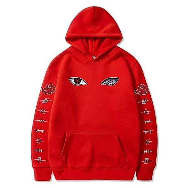 Naruto Cosplay Hettegenser Harajuku Sweatshirts Menn Bomulls Hettegensere-WELLNGS purple XXL