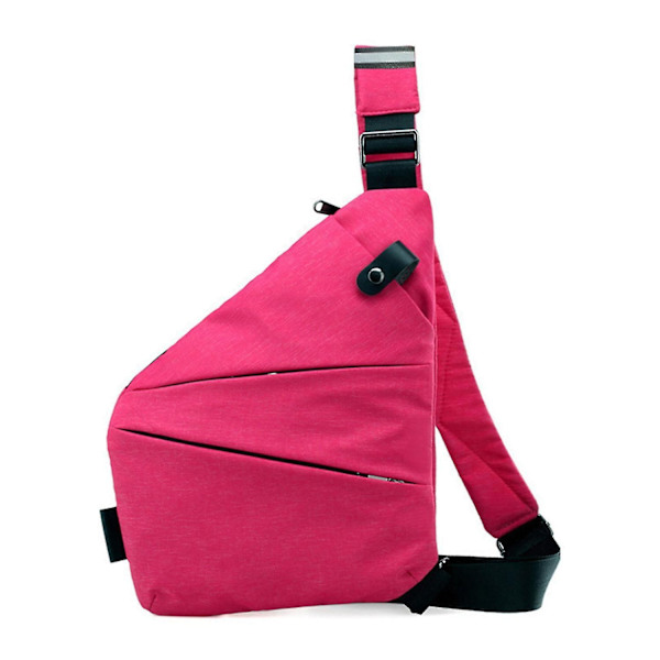 2024 Ny Wander Anti-tyveri Rejsetaske Sling Bag Rejsetaske-WELLNGS Rose Red