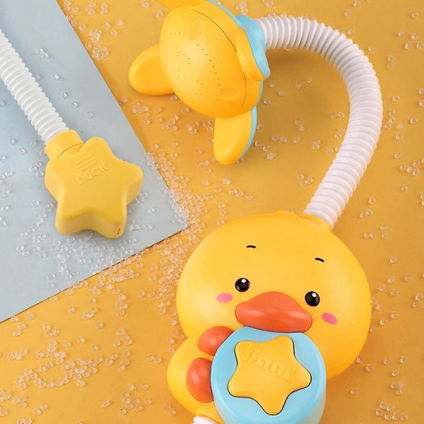 Ny USB-badleksak Baby Duck Model Kran Dusch Elektrisk Vattenspray Simning Badrum Baby för Barn Gåvor-WELLNGS