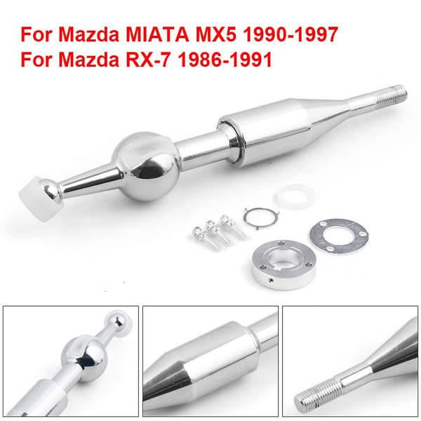 Gearstangsmontering Sølv Direkte Udskiftning til Mazda Rx-7 1986-1991-WELLNGS