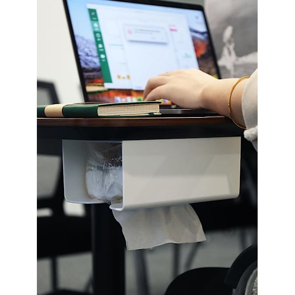 Papirlommetørklæde dispenser til væg- eller loftsmontering