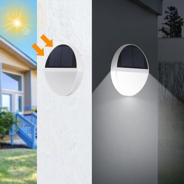 Ulkoinen aurinkovalo, 48 LED aurinkoliikeanturiseinävalo,