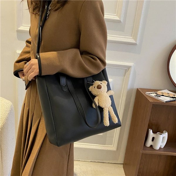 Stor kapacitet dame spand taske tote taske messenger