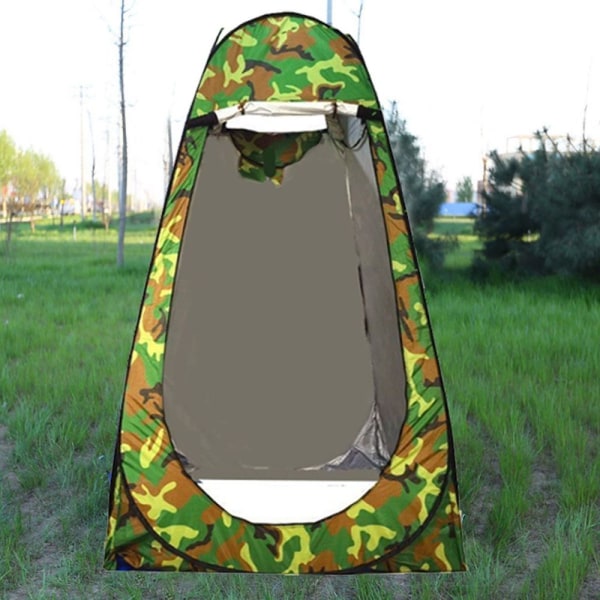 Pop Up Tält 75'' x 47'' x 47'', Camouflage Sekretess Tält, Utomhus Dusch Tält, fa