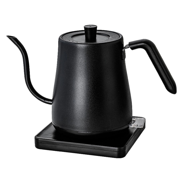Lille husholdningsapparater, elektrisk svanehalskedel, 800 ml vandkedel, tekande i rustfrit stål til kaffe og te