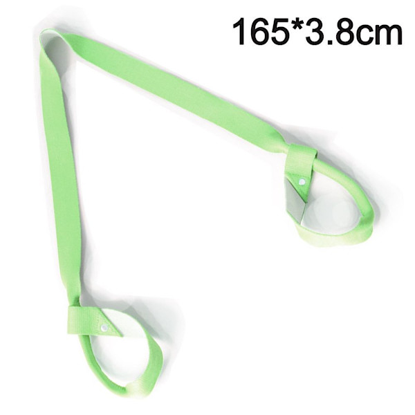 Joogamatolle kantohihna, Mat Harness Strap Sling, Kestävä säädettävä kaksivärivihreä