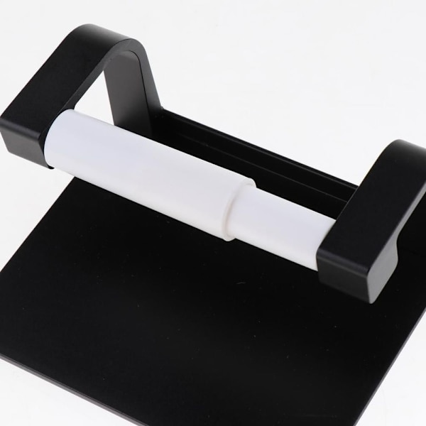 Toiletpapirholder uden boring med hylde, selvklæbende toiletrulleholder