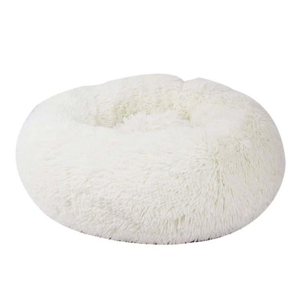 Round Plush Toy Plush Toy House Bed Cat White 60cm - Durable and Popular - skytool