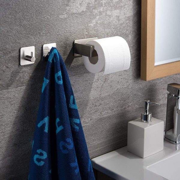 ZUNTO WC-paperiteline Ruostumaton teräs WC-paperiteline Ei poraa WC