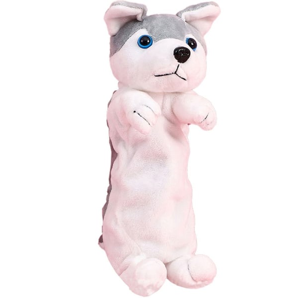 Pencil Case Plys Hund Pencil Taske Blød Dyr Stationery Form 8