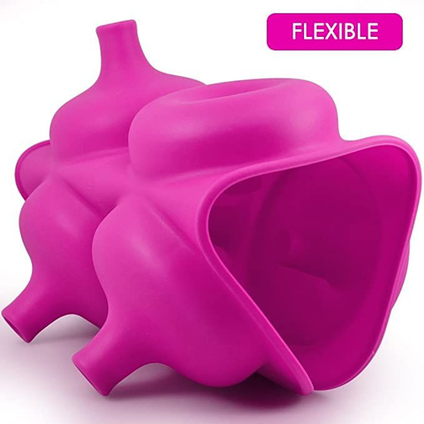 6 Silikon Donutformer (Oransje, Rosa, Grønn, 3 i en Pakke), Non-Stick Stekebrett, Varmebestandig, Egnet for Kaker, Cookies, Muffins