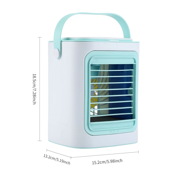 1 chiller farve lys desktop køleventilator mini køleluft