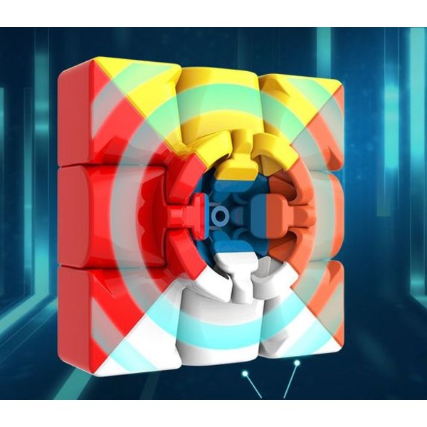 Turning Speedly Magic Cubes - 3x3 Puzzle Brain Toys (2 Pieces)