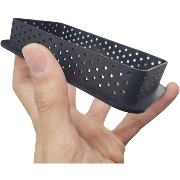 8 st Perforerad kakform Skärare Rund Form Mousse Cirkel Ring Tårt Dekoration(Rektangel)