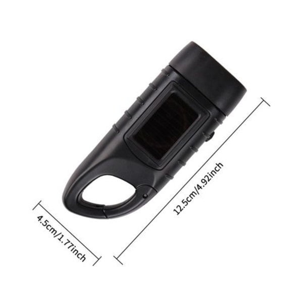 Hängande LED-campinglampa, uppladdningsbar handlampa med USB-kabel