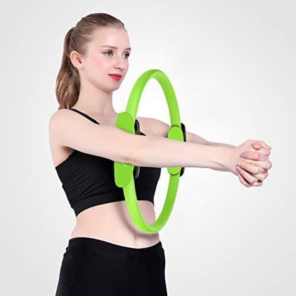 Pilates Ring Yoga Fitness Magic Circle Helkroppsträning Grön