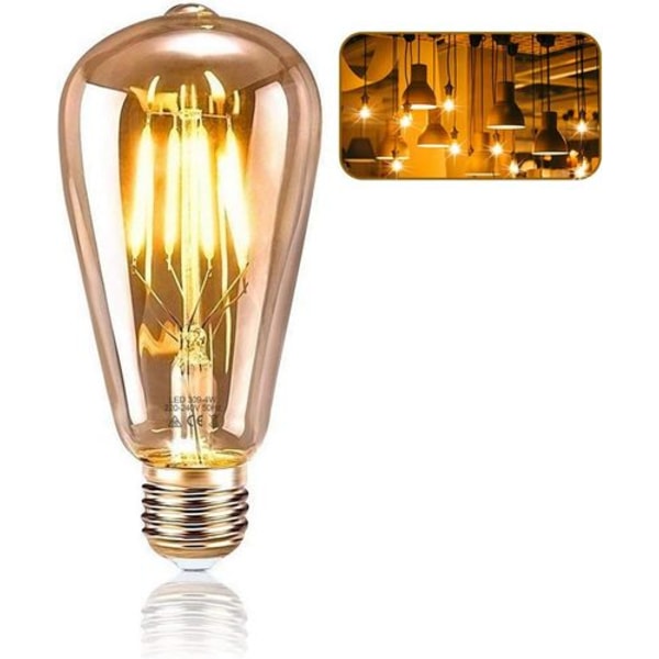 Retrolamppu 4W LED-vintage-valaistus, erittäin sopiva retroon