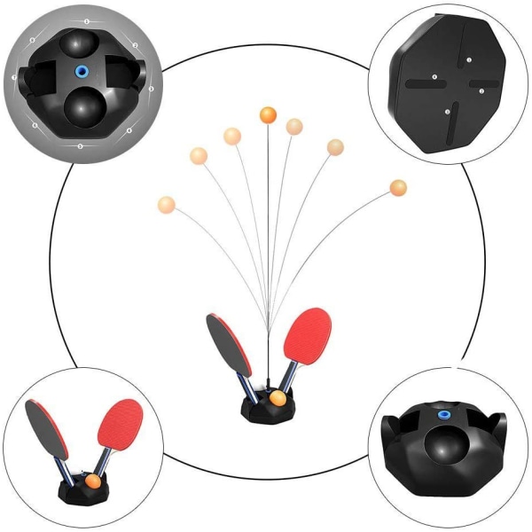 WZTO bordtennis tränare, bordtennis tränare barn bärbar bordtennis set