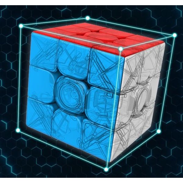 Turning Speedly Magic Cubes - 3x3 Puzzle Brain Toys (2 Pieces)