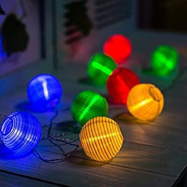 30 värikästä LED-keijukaa lamppu/lyhty koristeluun puutarhaan joulujuhliin