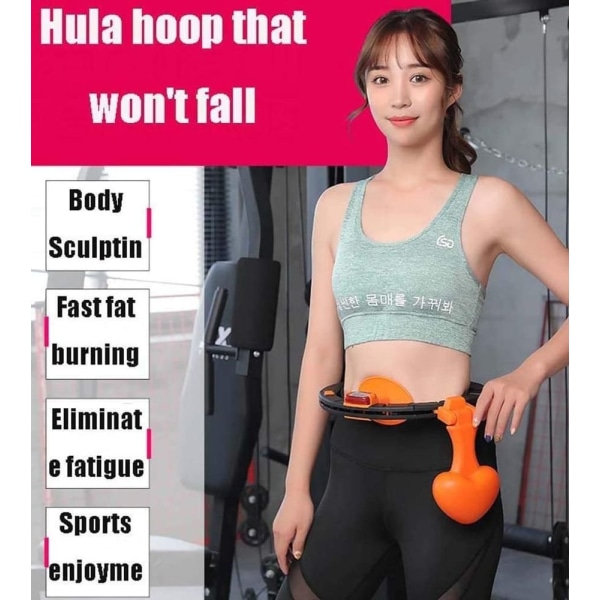 Hula Hoop med automatisk räkning, justerbar bantningsövning