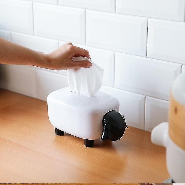 Facial tissue holder enkel sød får