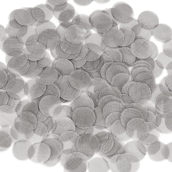 200 stk. pibefiltre, rustfrit stål pibefilter, 3/4(0,75 tommer) pibefilter med metalopbevaringsboks