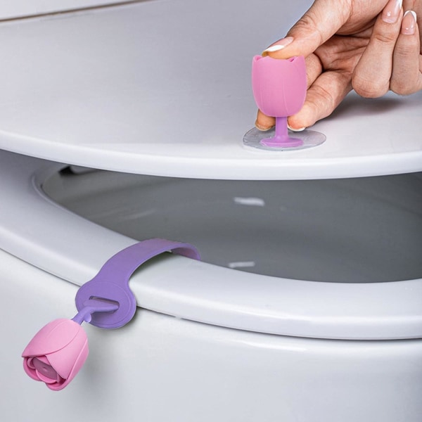 2 kpl (violetti) wc- cover nostopidike - kylpyhuone-wc