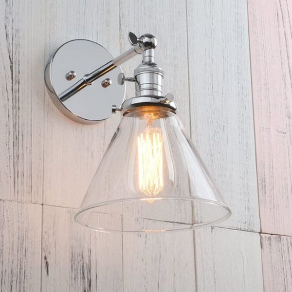 Modern klar glas taklampor väggbelysning stil 2