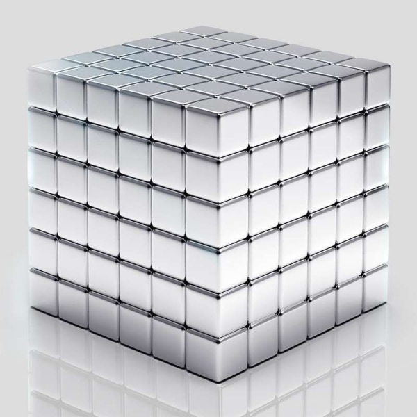 512 stk 5 mm firkantet magnet Magisk magnet kube byggeleker for stressavlastning