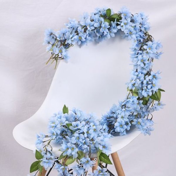 Justoyou 1 st 5,7FT konstgjorda körsbärsblommor hängande rankor
