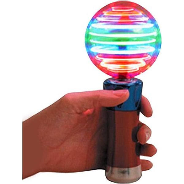Håndholdt LED roterende stick tryllestave legetøj LED roterende stick blinkende lys stick børns