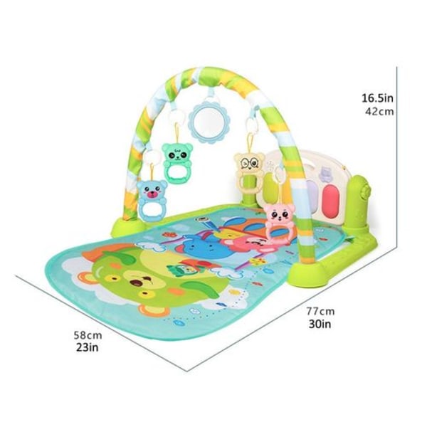 Baby Music Activity Gym Matte Pedagogisk Leke