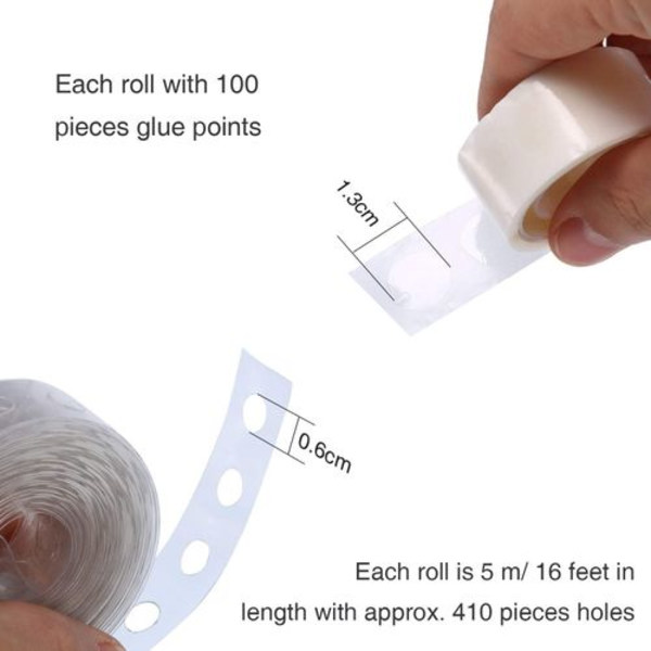 Ballongbåge Girlang Dekoration Strip Kit 2 Rullar Ballongband Remsor