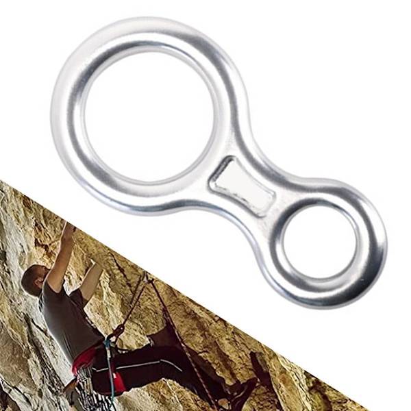 Utrustning för abseiling för klättring 8 nedfirare, säkerhetsutrustning för utomhusrekreation
