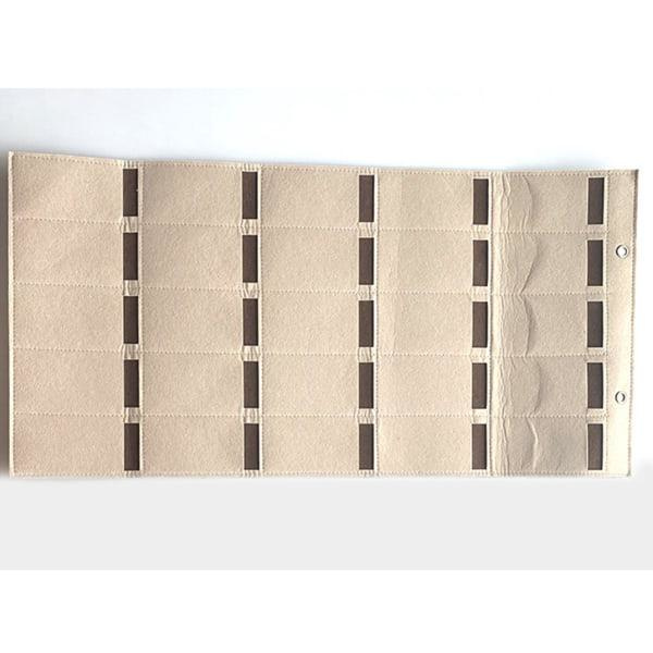 Vægmonteret opbevaring til briller Khaki 70x40 cm