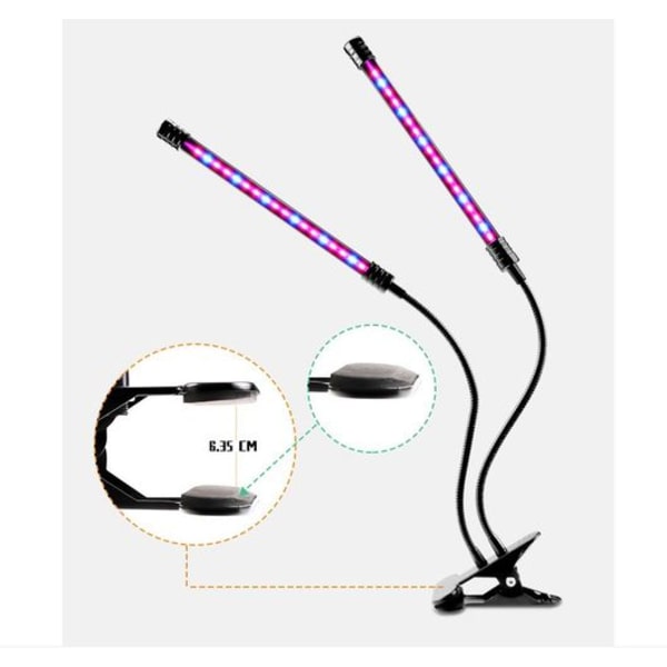 Niello växtlampa LED 40W växtljus 80 lysdioder växtljus