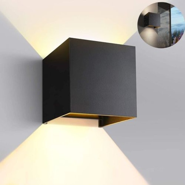 GHB 7W LED væglampe med justerbar strålevinkel design