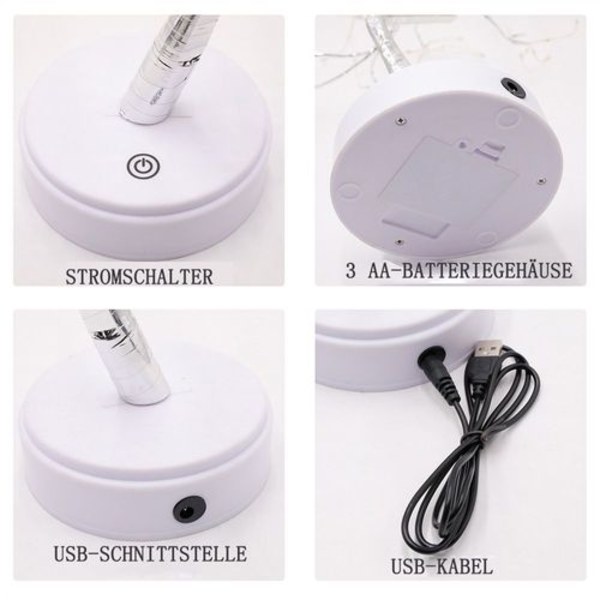 LED skrivebordslampe til børn med penneholder