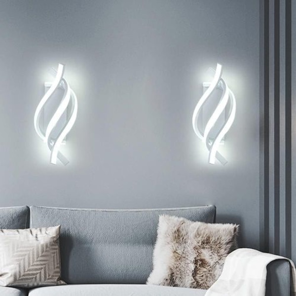 LED-seinävalaisin sisätiloihin, moderni seinävalaisin kylmä valo 6000K