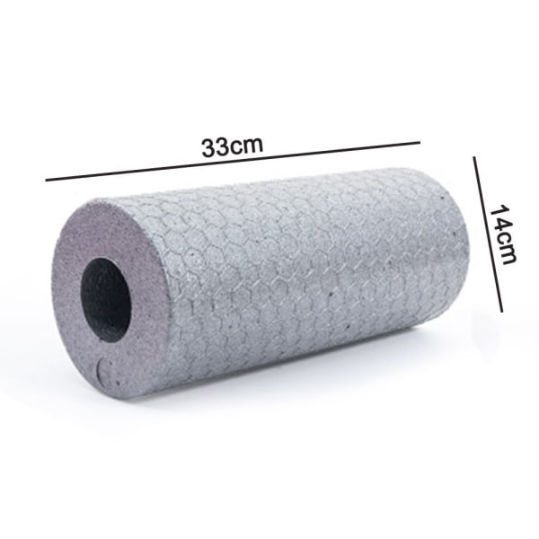 Standard foam roller. Original massasjerulle for fascietrening. Grå