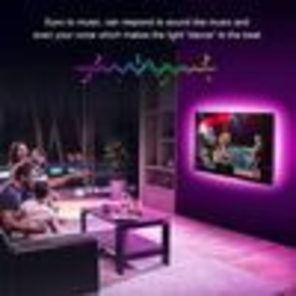 LED-remsa 5m USB LED-remsa, RGB LED TV-bakgrundsbelysning LED-band 16