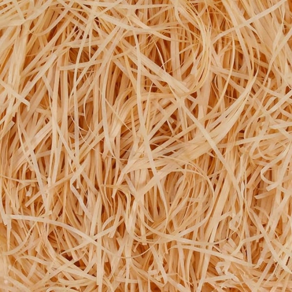 100g raffia strimlet, dekorativt papirbånd, til gaveindpakning,