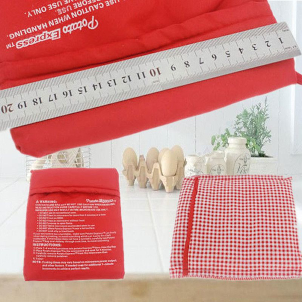 4 kpl perunamikropussi, paistettu perunapussi, mikroaaltouuniperunapussi, mikroaaltouunissa perunan kypsennys, mikroaaltouunin kypsennyspussi