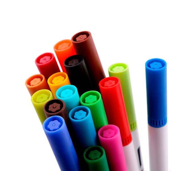 48 färger Akrylfärgsmarkörer Vattentät akrylpennor Markör Vattenfärgpenna med