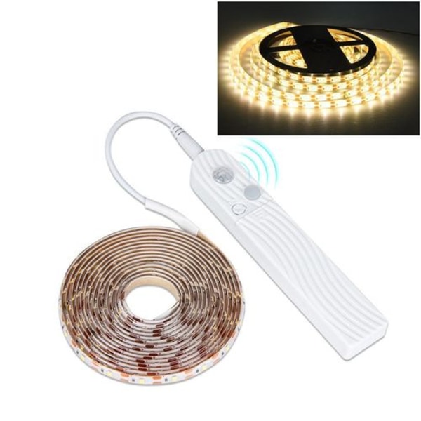 3m LED-remsa med PIR-rörelsesensor, batteridriven